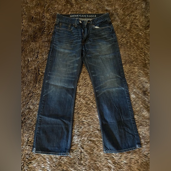 American Eagle Men’s Jeans Size 29/30 Low Rise Bootcut - Picture 2 of 5